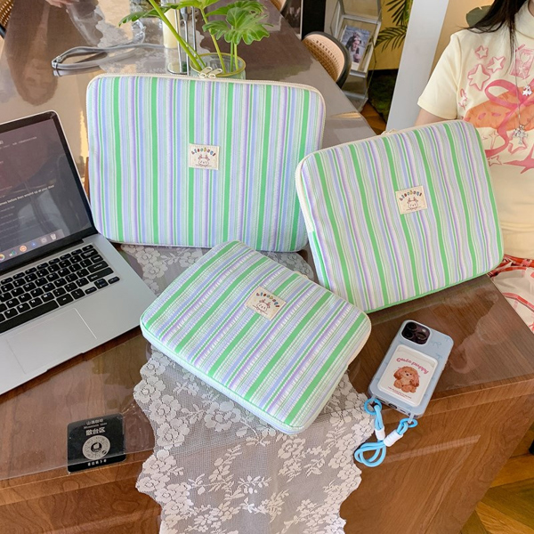 Túi Laptop Lisebuyi Sọc Xanh Dọc - 15 inch