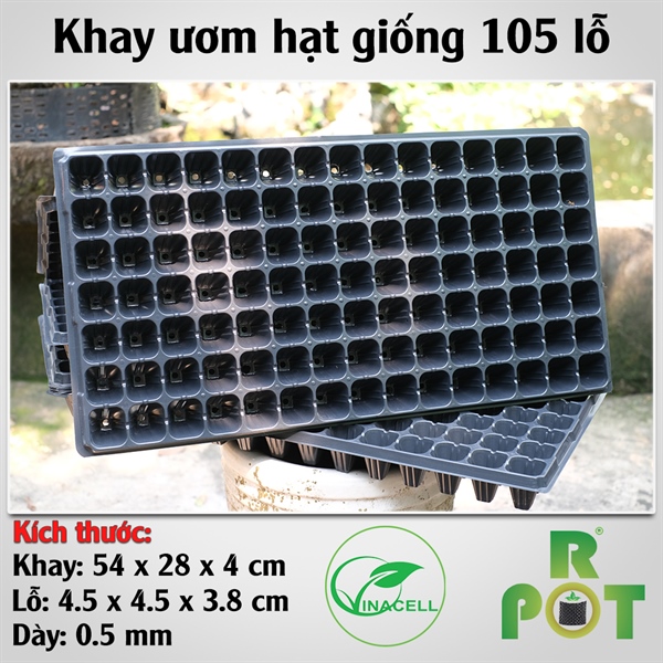 Khay ươm hạt giống Siêu rẻ 105 lỗ