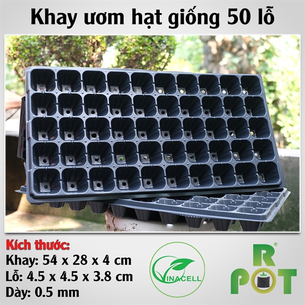 Khay ươm hạt giống Siêu rẻ 50 lỗ