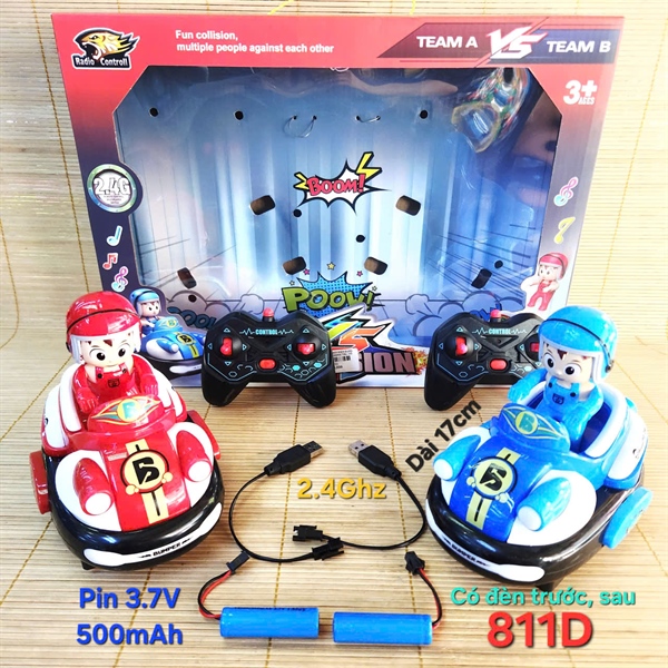 811D HỘP XE HƠI ĐIỆN ĐỤNG ĐIỀU KHIỂN 7 ĐỘNG TÁC, CÓ SẠC 2C