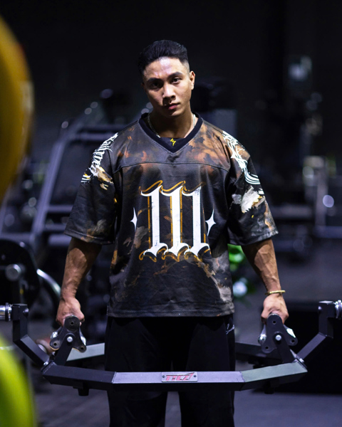 GodLike Big Tee - Black Gold