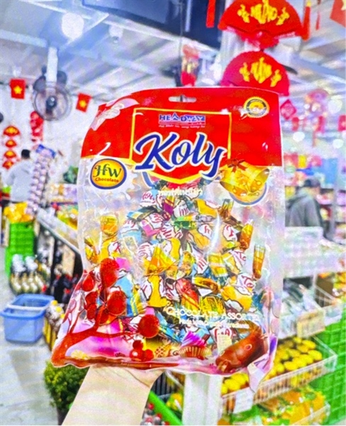 Kẹo socola chuông Koly Headway 380g
