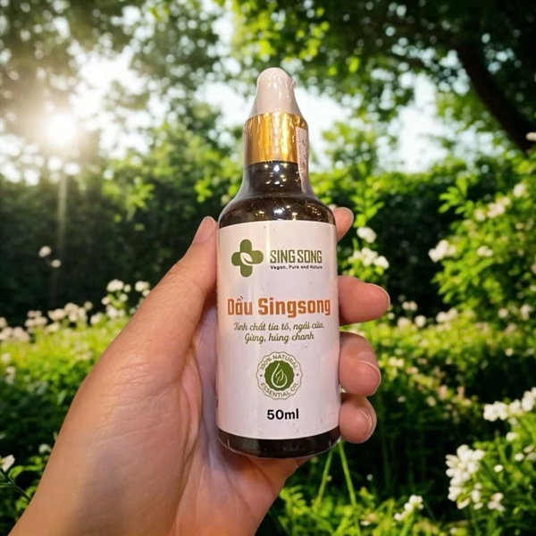 Dầu ấm singsong húng chanh 50ml