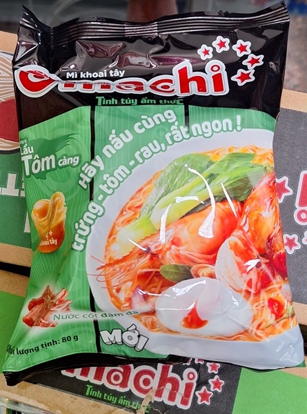 Mì Omachi lẩu tôm càng 80g