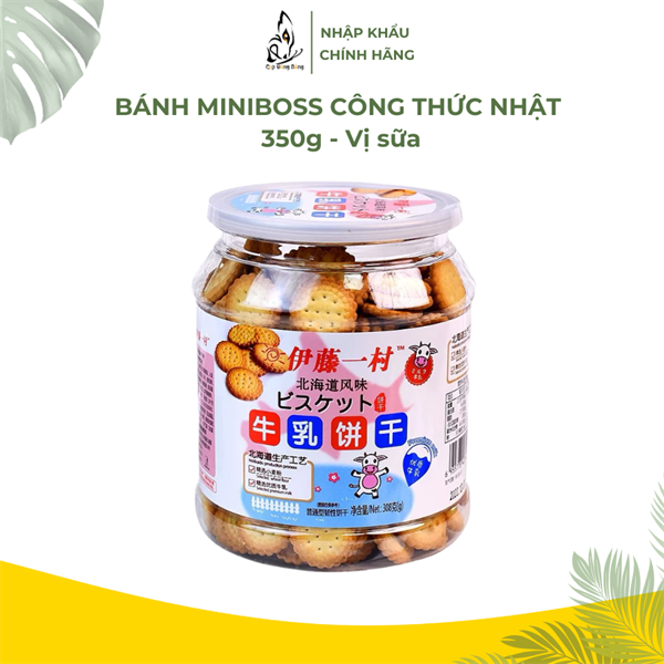 Bánh quy MiniuBoss vị sữa kiểu Nhật 350g