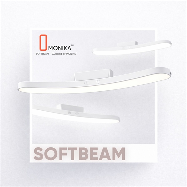 MONIKA SOFTBEAM | Chống Cận Thị 3 Màu Sáng | Đèn Led Nam Châm Dán Tường Decor Phòng Ngủ Ký Túc Xá