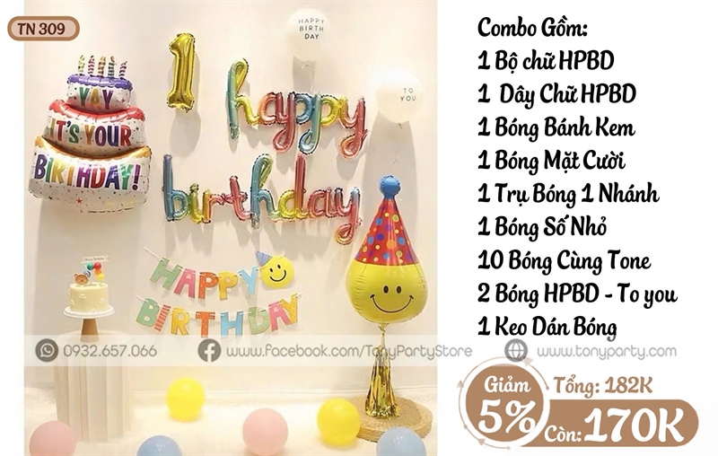 Set Trang Trí Mini 309