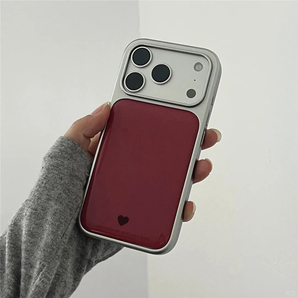 Case Tím Tim Đen Viền Bạc - 16Promax