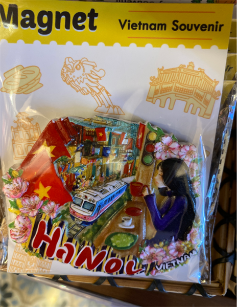 SA Nam châm cô gái Hà Nội áo xanh