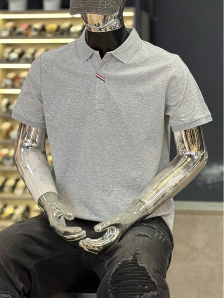 Thun Polo - Koren QC- E99901 trụ cổ viền 2 sọc- Xám