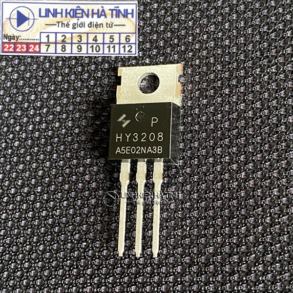 Linh kiện HY3208 HY3208P mosfet Kênh N 120A 80V MỚI - AC28 Linh kiện HY3208 HY3208P mosfet Kênh N 120A 80V MỚI - AC28