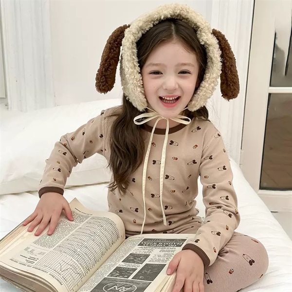 Bộ thun mặc nhà nâu