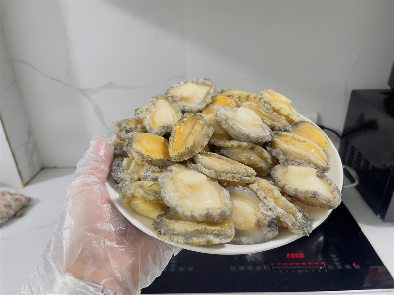 Thịt bào ngư làm sạch size 50-55