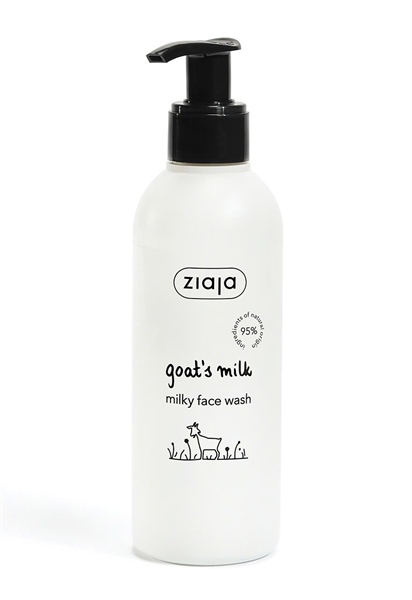 Sữa rửa mặt Sữa Dê (ZIAJA GOAT'S MILK MILKY FACE WASH) 200ML - Bắc Ninh (Chai)