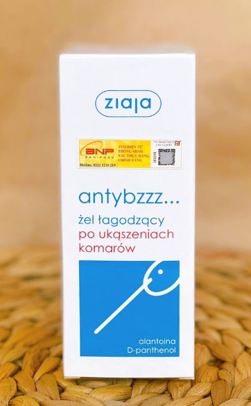 Gel làm dịu da sau côn trùng cắn đốt 30ml (ZIAJA ANTYBZZZ...ZEL LAGODZACY PO UKASZENIACH KOMAROW) - Bắc Ninh