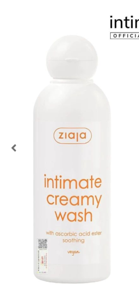 Kem vệ sinh Intimate bổ sung Ascorbic Acid (ZIAJA INTIMATE CREAMY WASH WITH ASCORBIC ACID ESTER SOOTHING) 200ml - Bắc Ninh