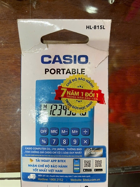 Máy tính CASIO HL815L-BK