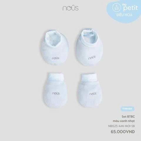 Set bao tay chân màu xanh Nous A26NB1-AM1-M01-SB-FS