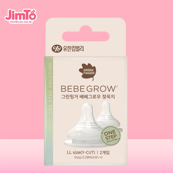 Núm ti BebeGrow Green Finger Size LL(Y-cut) (9M+)/cái