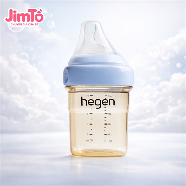 Bình sữa hegen HEG10008 PPSU 150ml xanh (1M+)