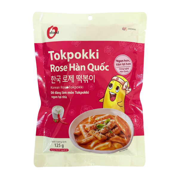 Tokpokki Hàn Quốc vị rose O'Food 125g