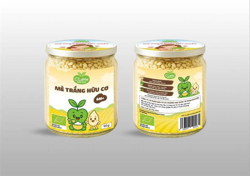 Mè trắng hữu cơ C'LaVie 90g 6m+