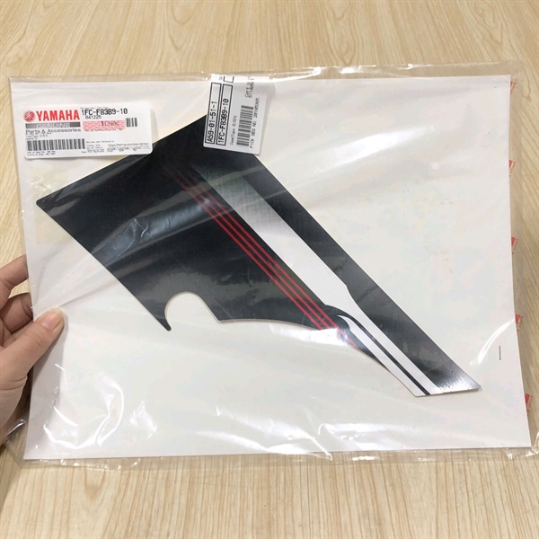 Tem dưới ốp yếm khóa Si Fi 14 Trái ( Xe Đen bánh căm )