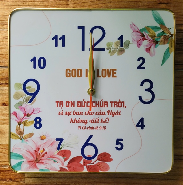 Đồng Hồ Laminate 30x30