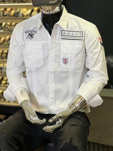 SMTD - SKN thêu túi 5 ngôi sao- TRắng