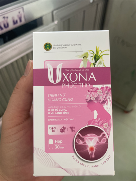 UXONA Phúc Thọ (Hộp 30 viên) - Hỗ trợ U xơ tử cung, u vú lành tính