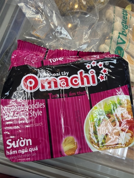 Mì Omachi Vị Sườn Hầm Ngũ Quả (lốc 4)