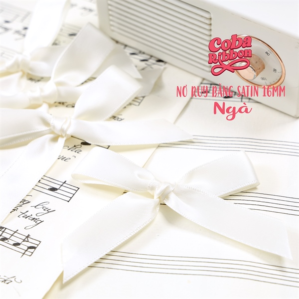 Nơ satin bề rộng 16mm (1.6cm)