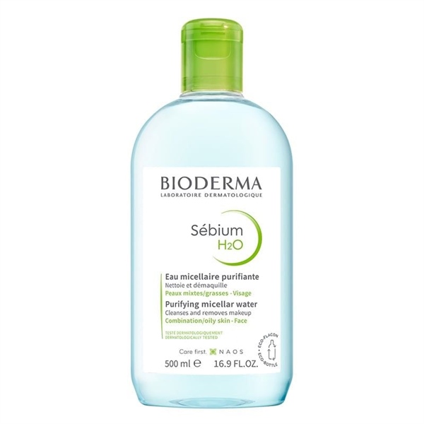 [CTY] Nước Tẩy Trang Bioderma Xanh 500ml - Da Dầu Mụn