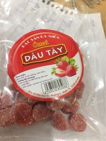 Ô Mai Dâu Tằm, Ô Mai Dâu Tây, Ô Mai Me Gừng