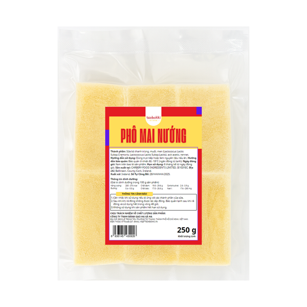 Phô mai nướng mozzarella 250g