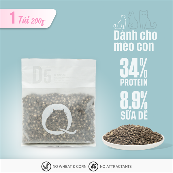 Thức ăn hạt mèo mix gà sấy | PetQ
