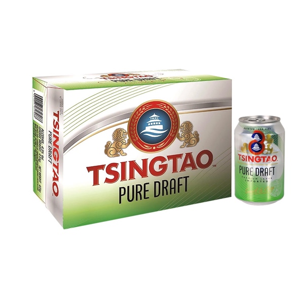 Tsingtao pure druft 青岛纯生 330ml*24 cans