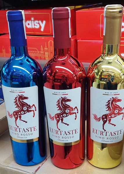 Rượu vang đỏ eurtaste vino Rosso 750ml