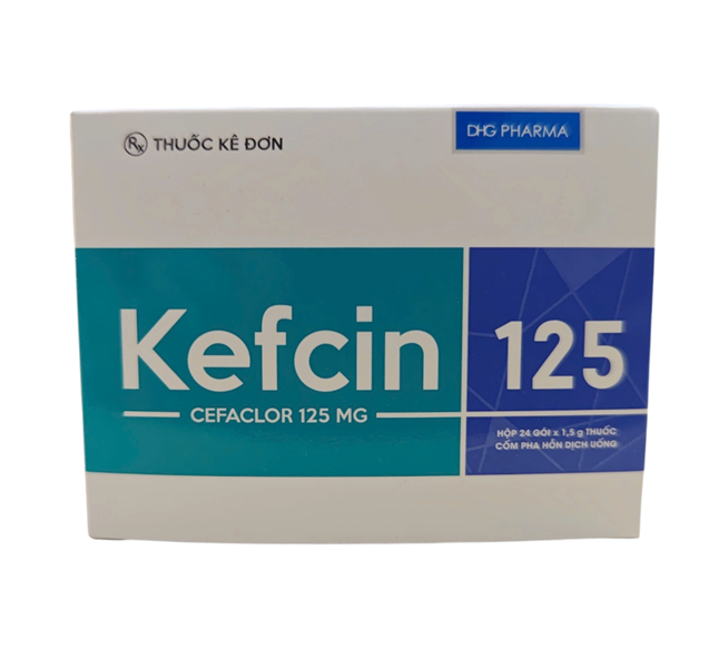 Kefcin cefaclor 125mg dhg (h/24g/1.5gr)