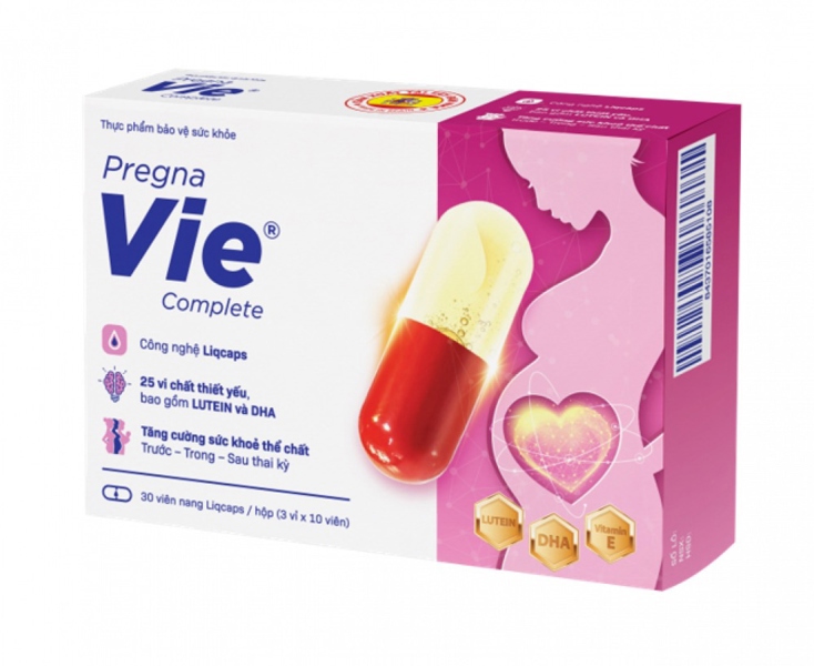 Pregnavie Complete hỗ trợ sức khỏe phụ nữ mang thai và cho con bú (Hộp 30 viên)