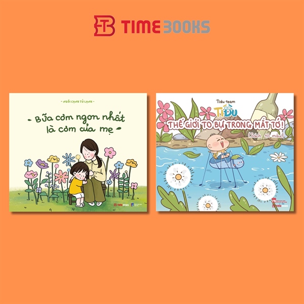 Combo Bữa cơm + Tí Đù tô màu