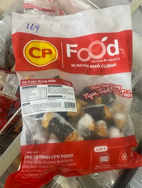Gà cp cuộn rong biển 1 kg