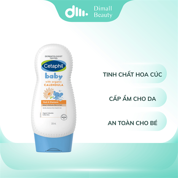Sữa Tắm Gội Cetaphil Dịu Nhẹ Cho Bé