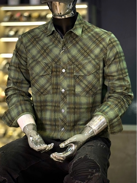 SM TD-QC- Caro 1 Da 028-1# Xanh lá