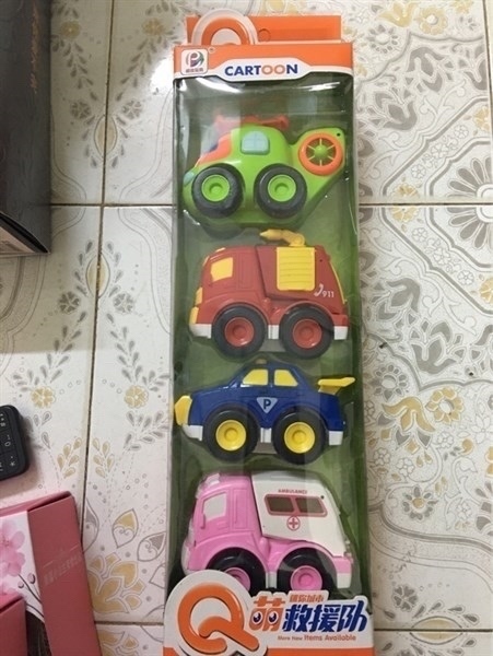 Vỉ 4 xe cứu hộ đẹp no.629 hn