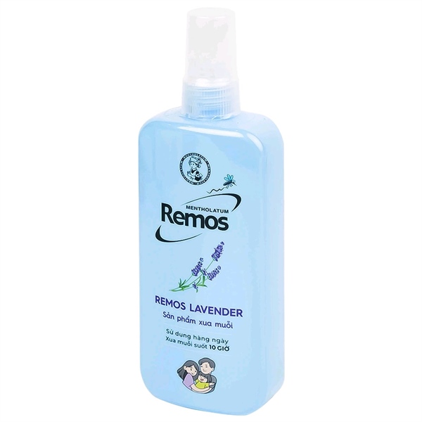 Xịt muỗi Remos Lavender - Chai 70ml