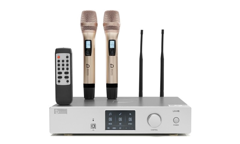 Đẩy liền vang liền micro DBAcoustic LX-H6 Silver 3 In 1