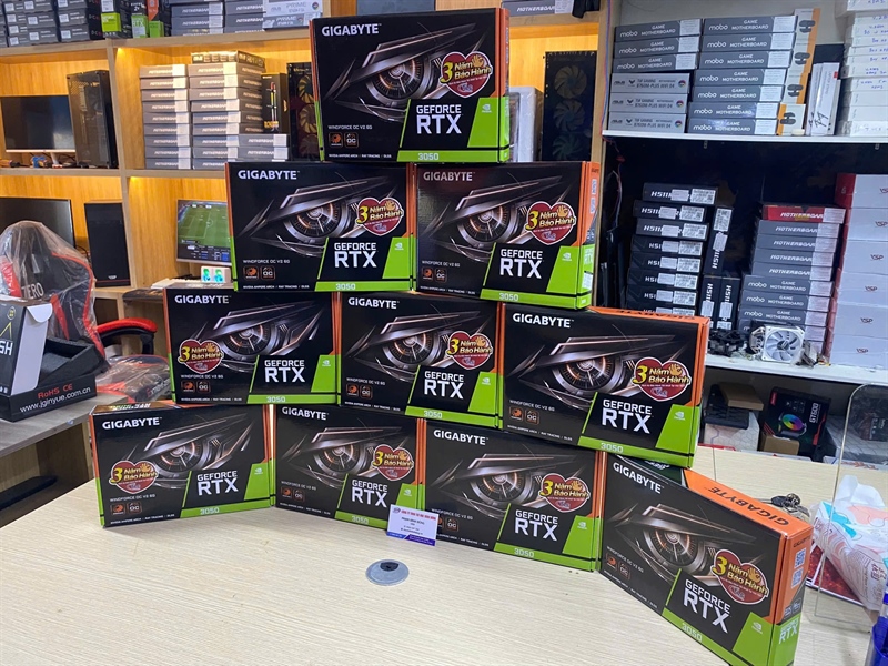 VGA GIGABYTE GeForce RTX 3050 EAGLE OC 6GB GDDR6