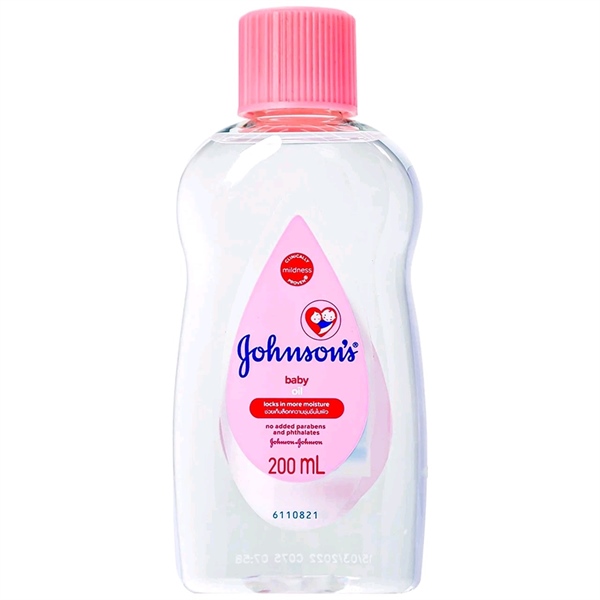 Dầu massage Johnson's Baby Oil - Lọ 200ml