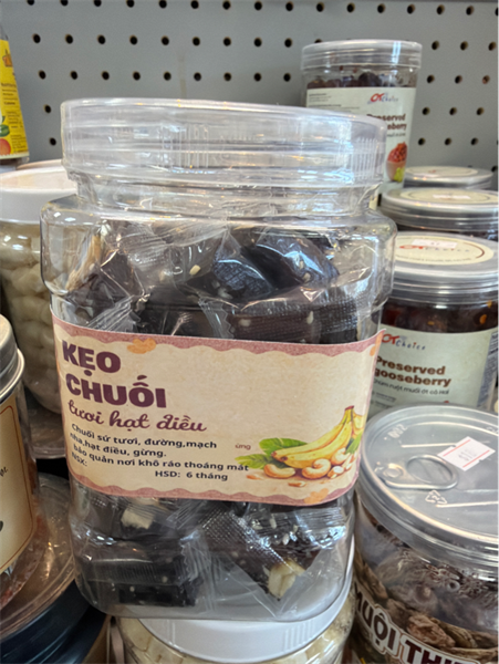 Keo Chuoi Tuoi Hat Dieu